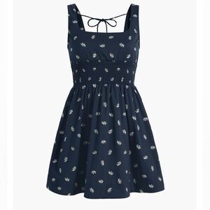 Hill House Cher Dress in Navy Autumn Paisley
